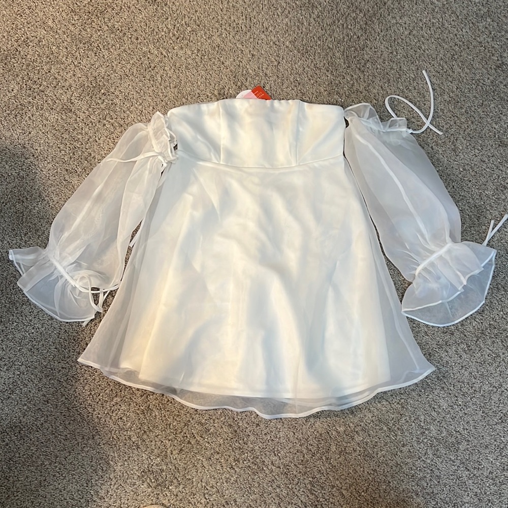 NWT Celine mini dress open shoulder style